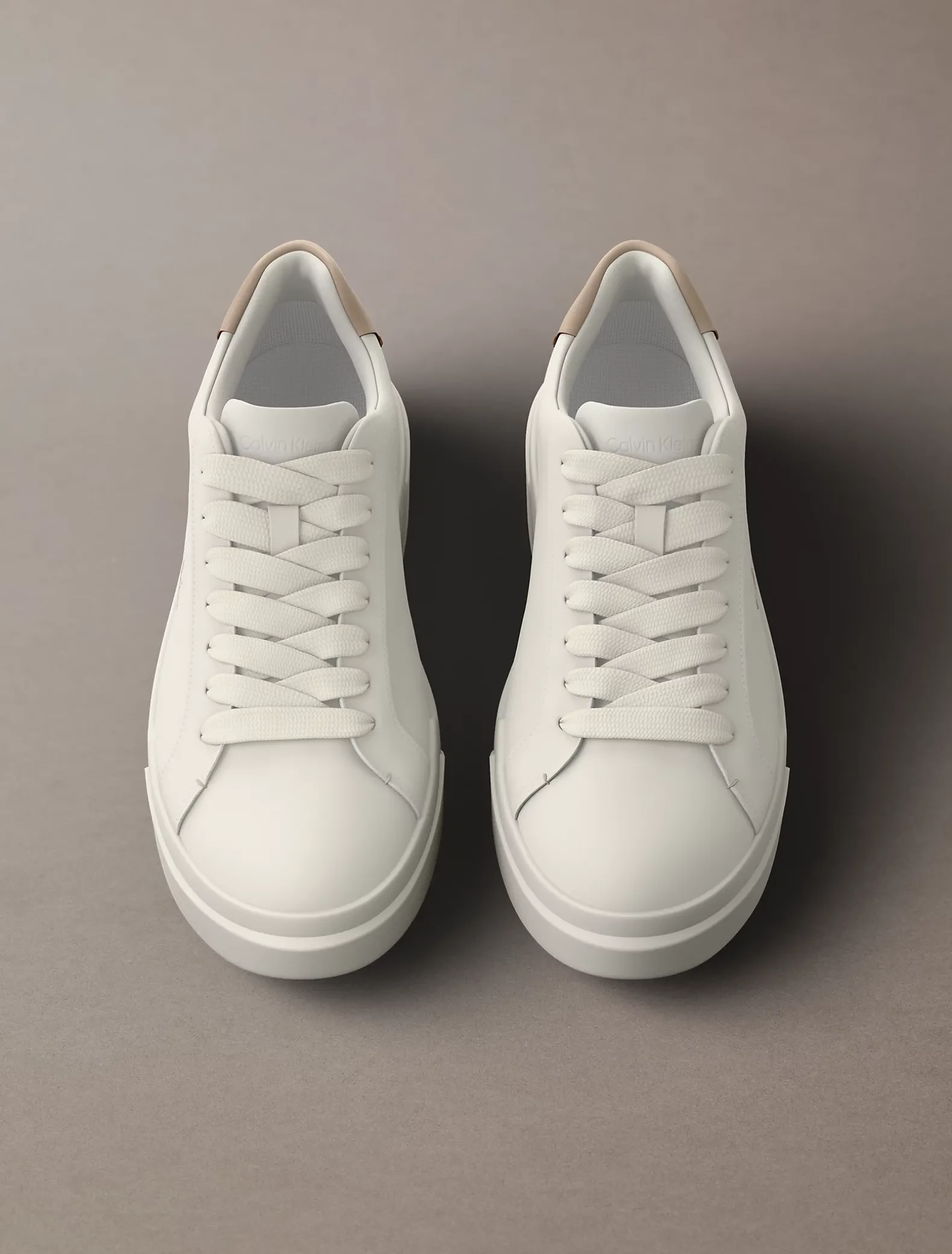 Leren duurzame chunky sneakers met grip
