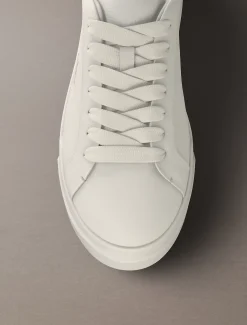 Leren duurzame chunky sneakers met grip