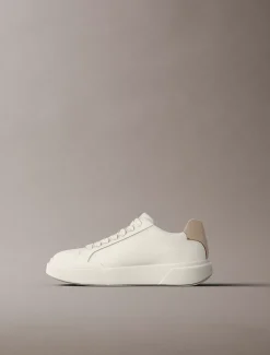 Leren duurzame chunky sneakers met grip