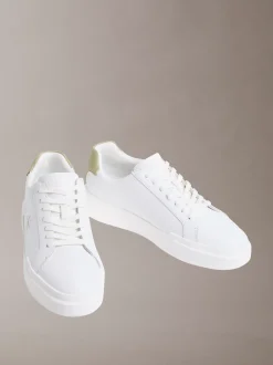 Leren duurzame chunky sneakers met grip