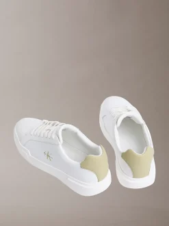 Leren duurzame chunky sneakers met grip