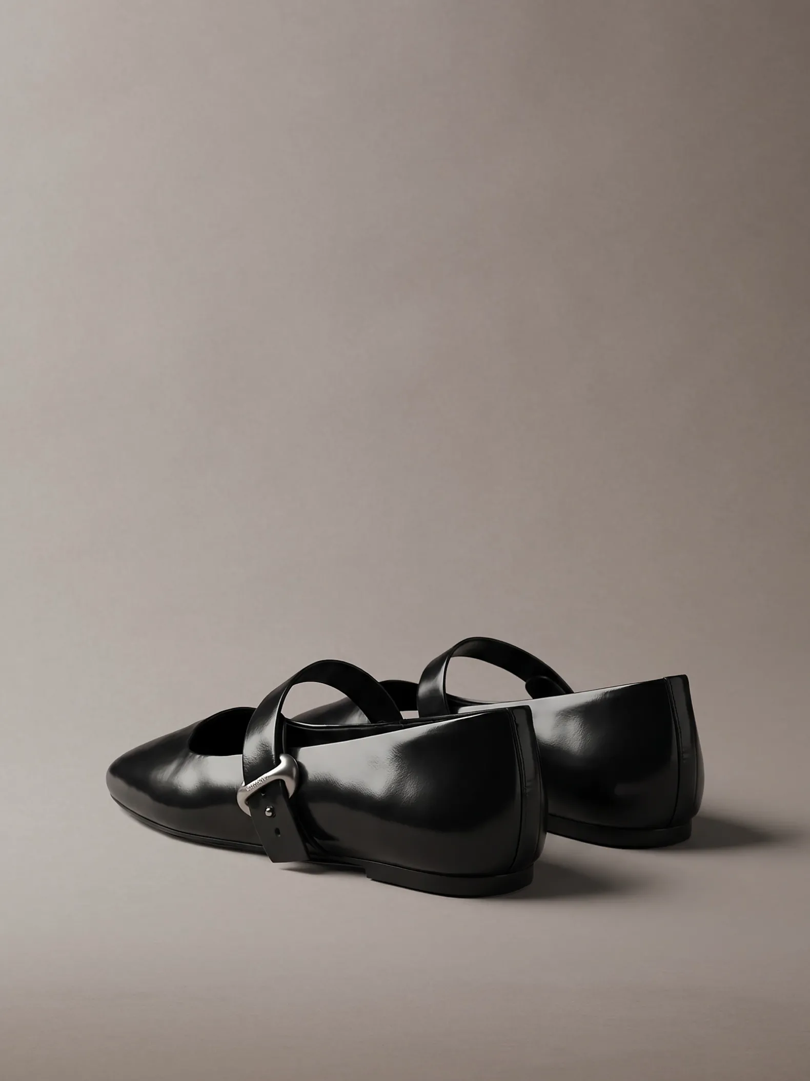 Leren Mary Jane ballerina's