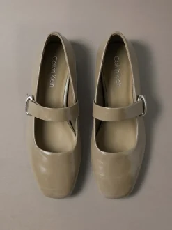 Leren Mary Jane ballerina's