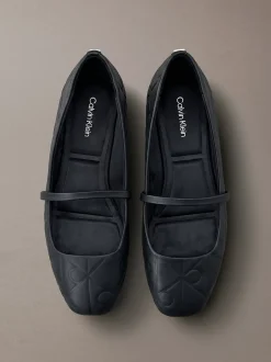 Leren Mary Jane ballerina's