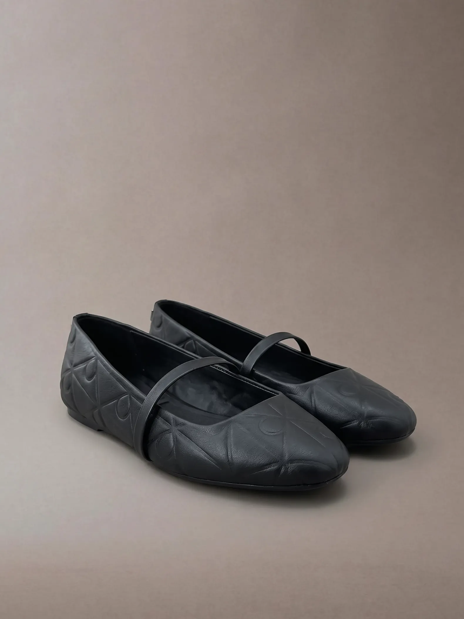 Leren Mary Jane ballerina's