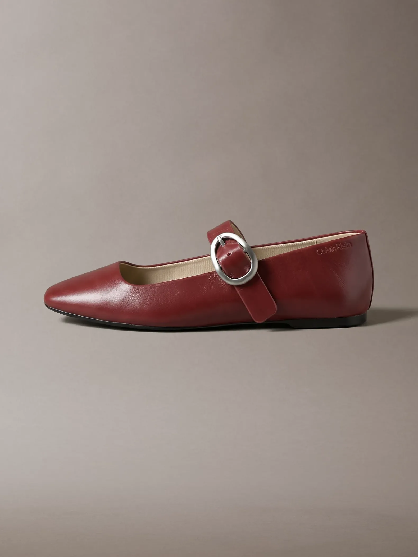 Leren Mary Jane ballerina's