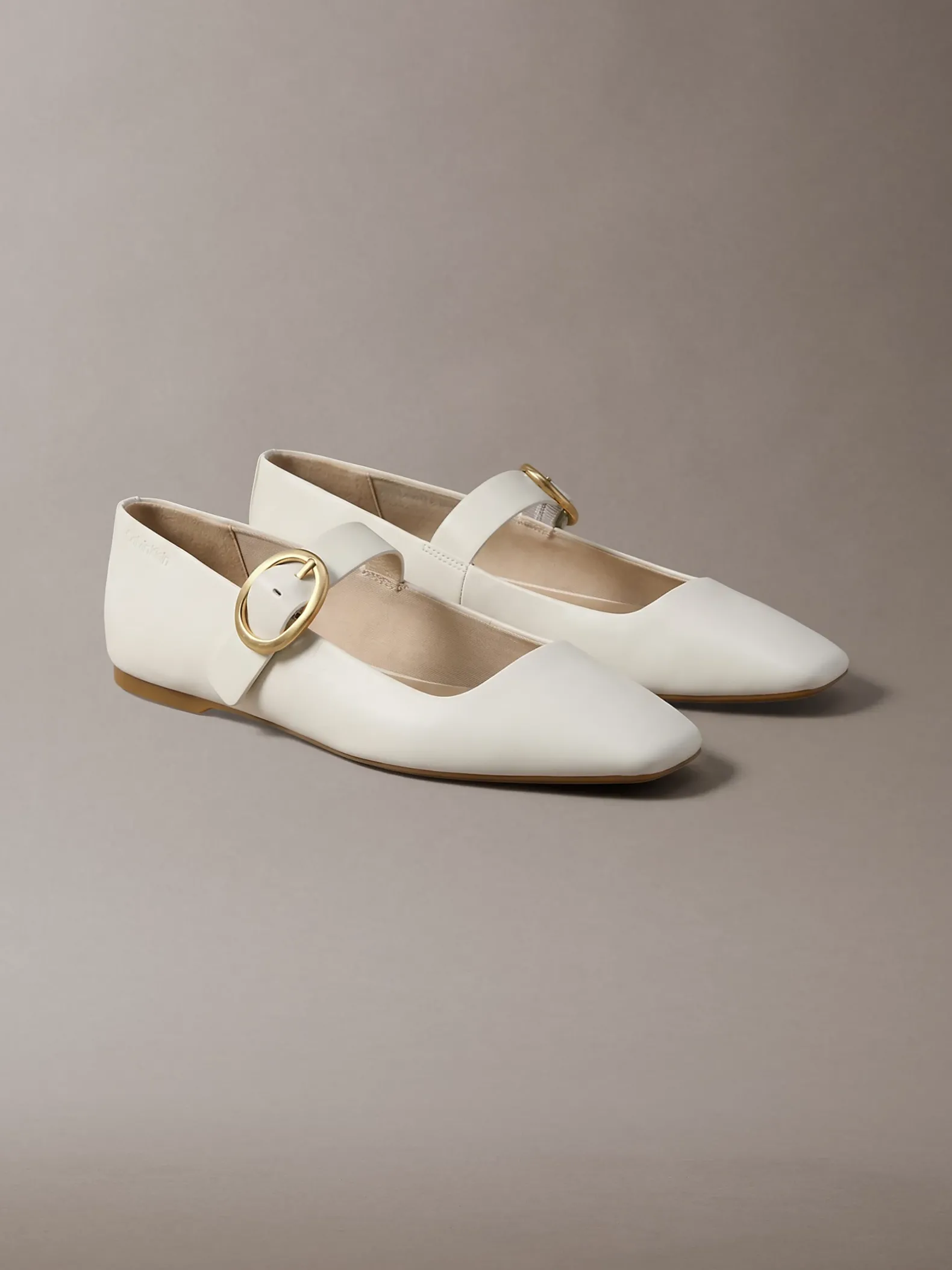 Leren Mary Jane ballerina's