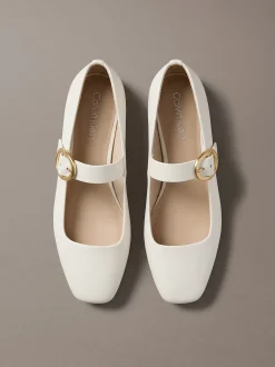 Leren Mary Jane ballerina's