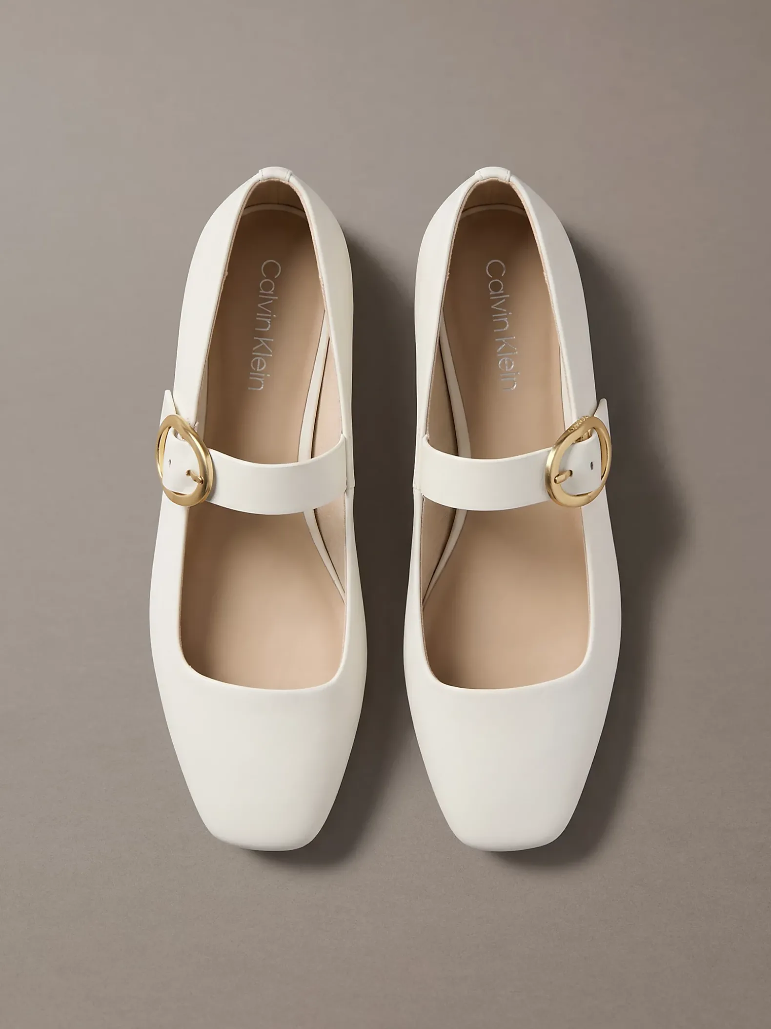 Leren Mary Jane ballerina's