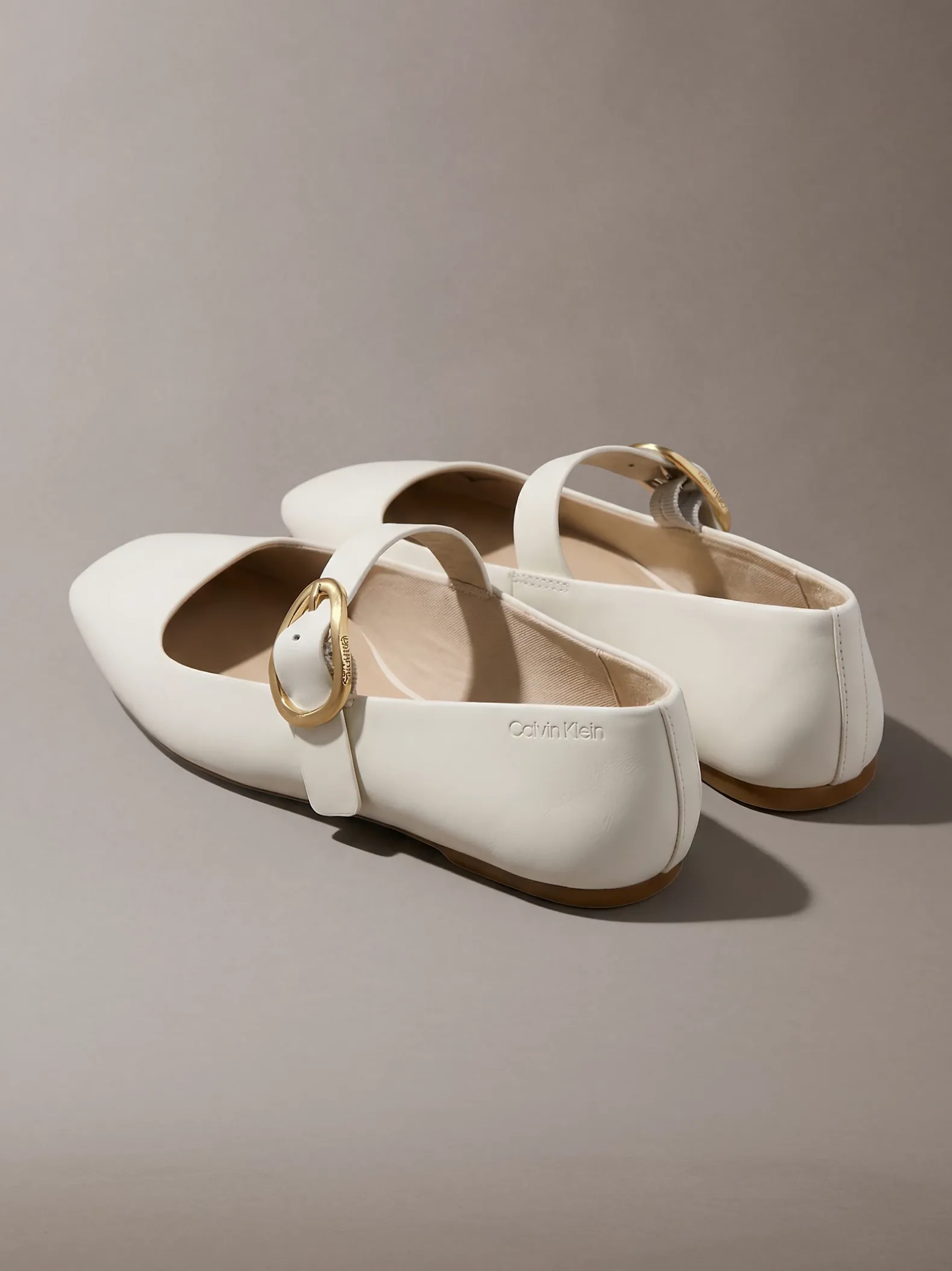 Leren Mary Jane ballerina's