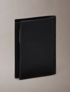 Leren RFID billfold portemonnee met embleemlogo