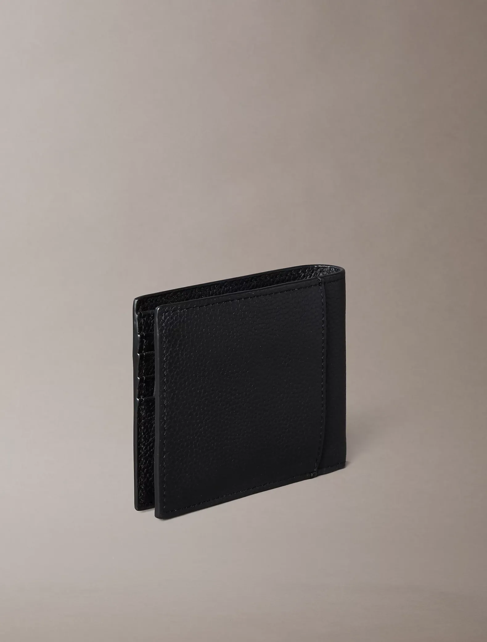 Leren RFID folie billfold portemonnee met logo