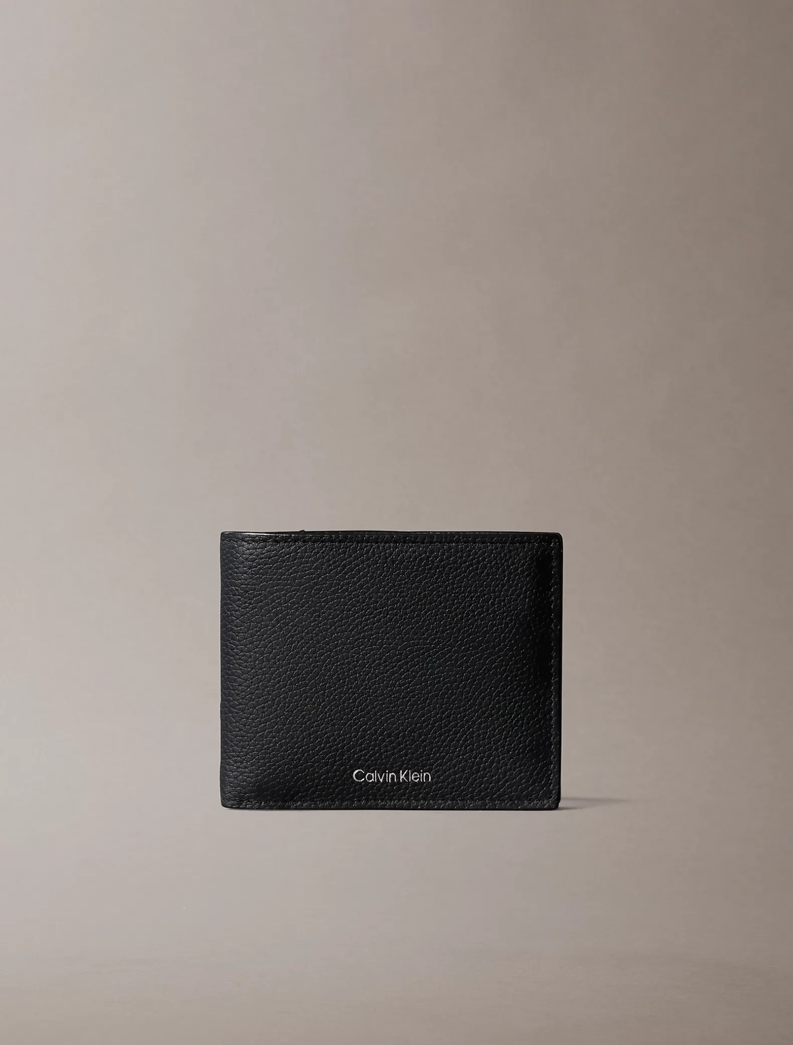 Leren RFID folie billfold portemonnee met logo