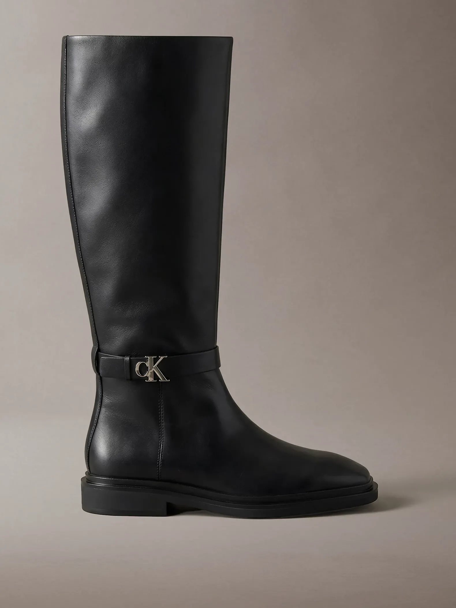 Leren signature knielaarzen