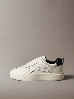 Leren signature sneakers