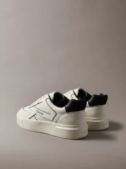 Leren signature sneakers