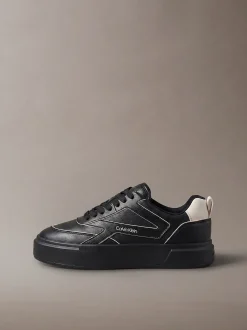 Leren signature sneakers