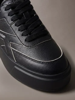 Leren signature sneakers