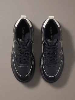 Leren signature sneakers