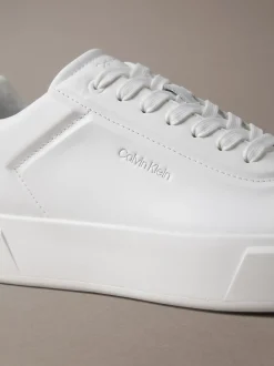 Leren signature sneakers