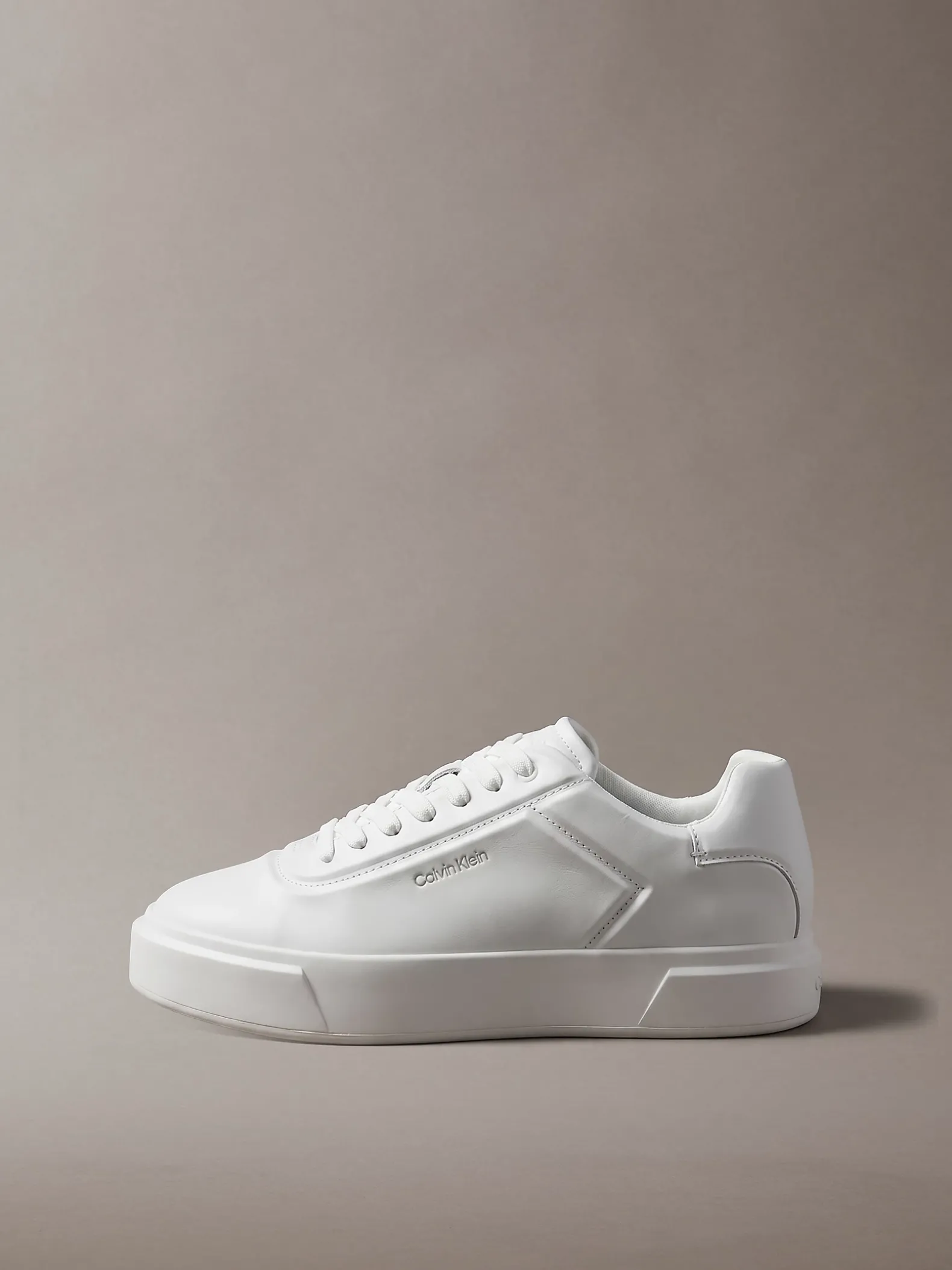 Leren signature sneakers