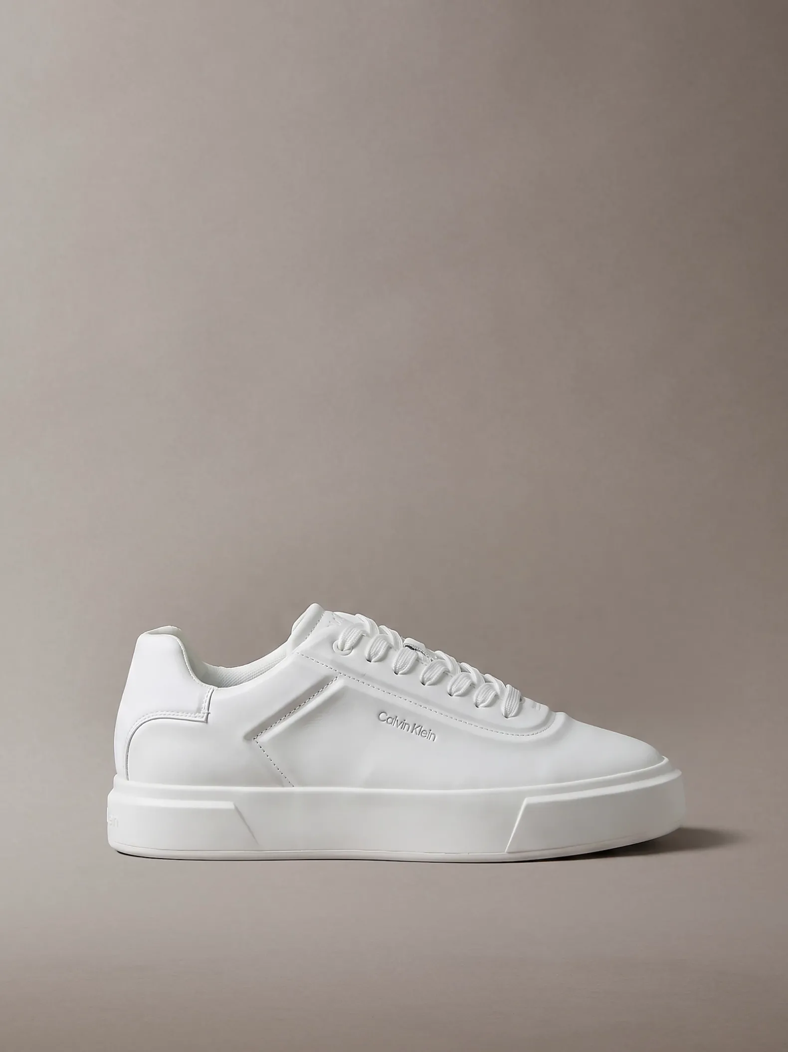 Leren signature sneakers