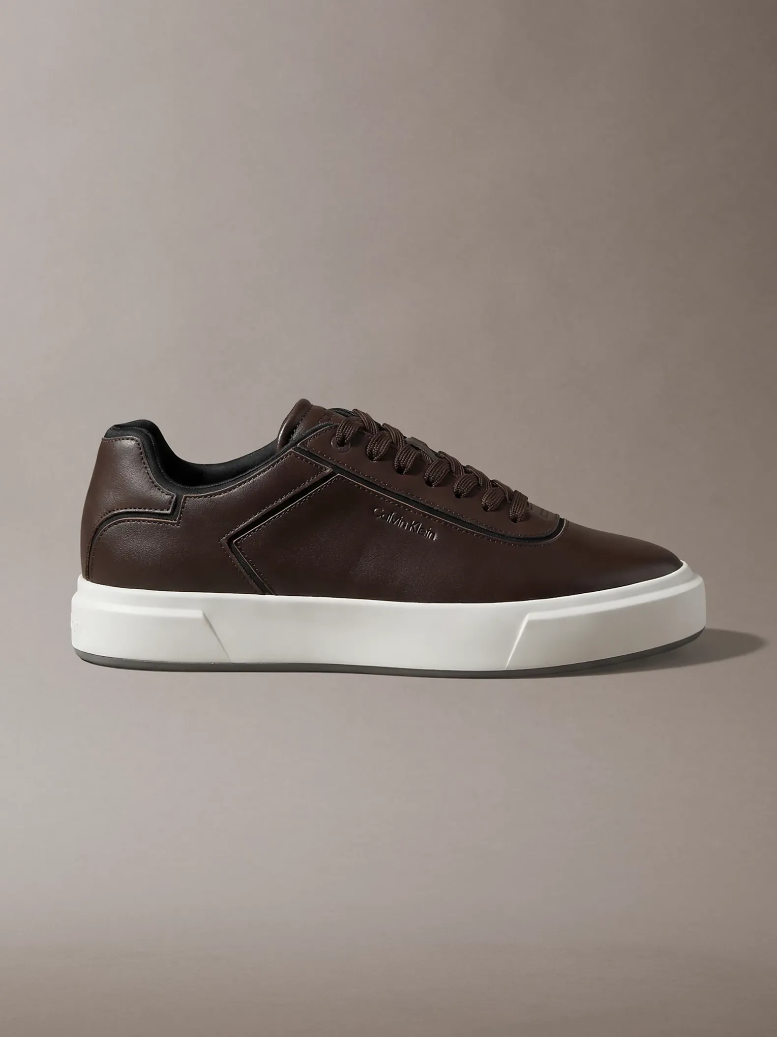Leren signature sneakers