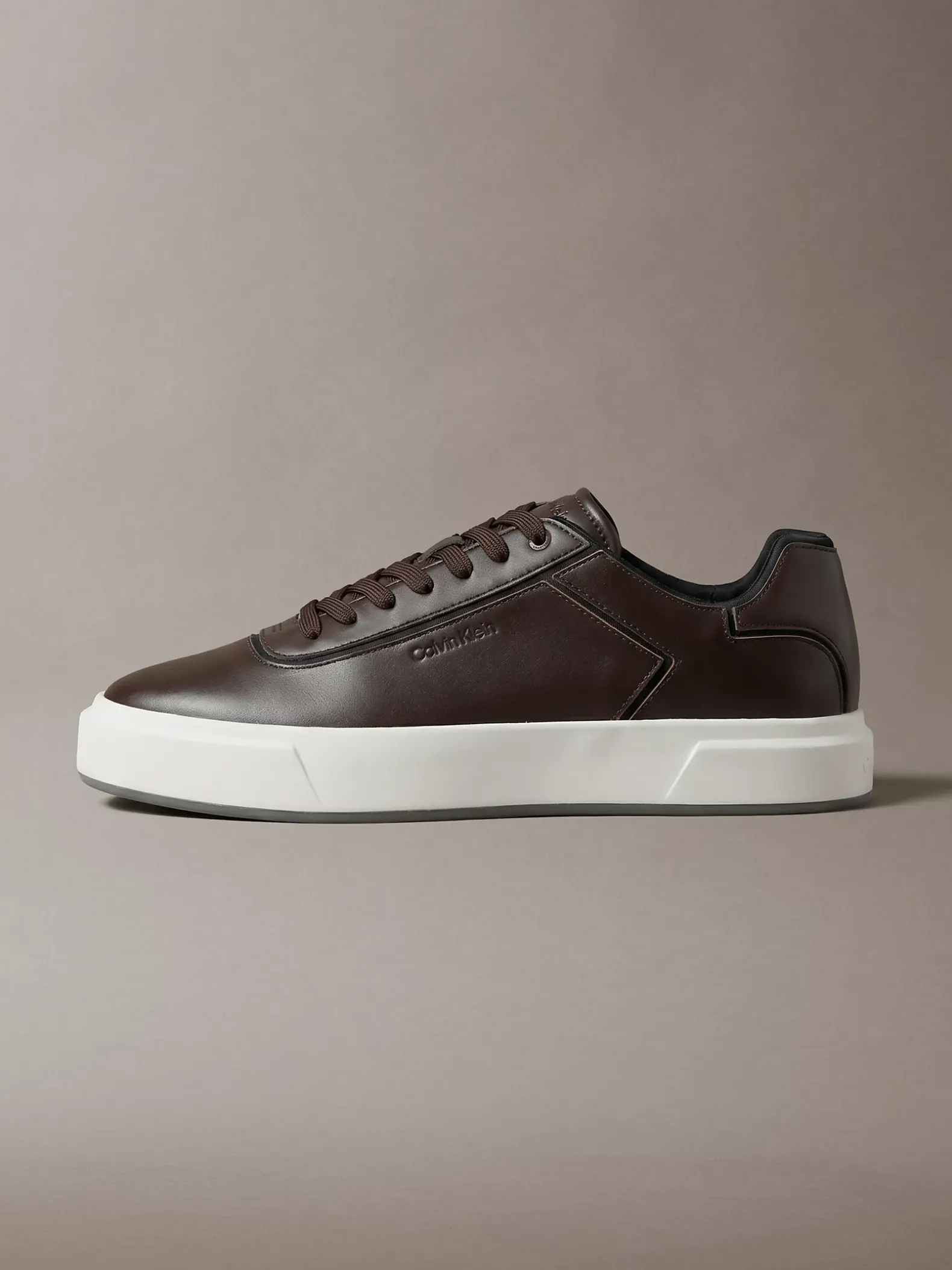 Leren signature sneakers