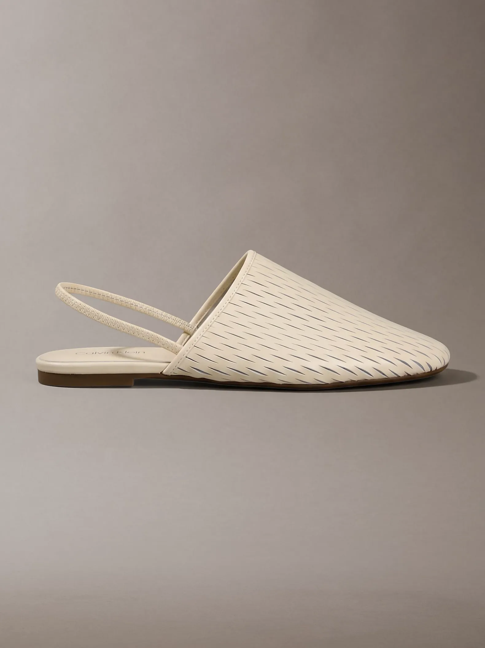 Leren slingback muiltjes