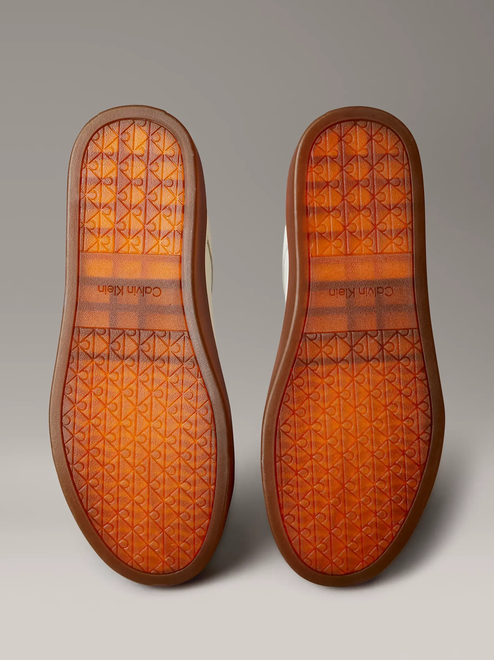 Leren sneakers met logo tape
