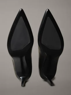 Leren stilettopumps
