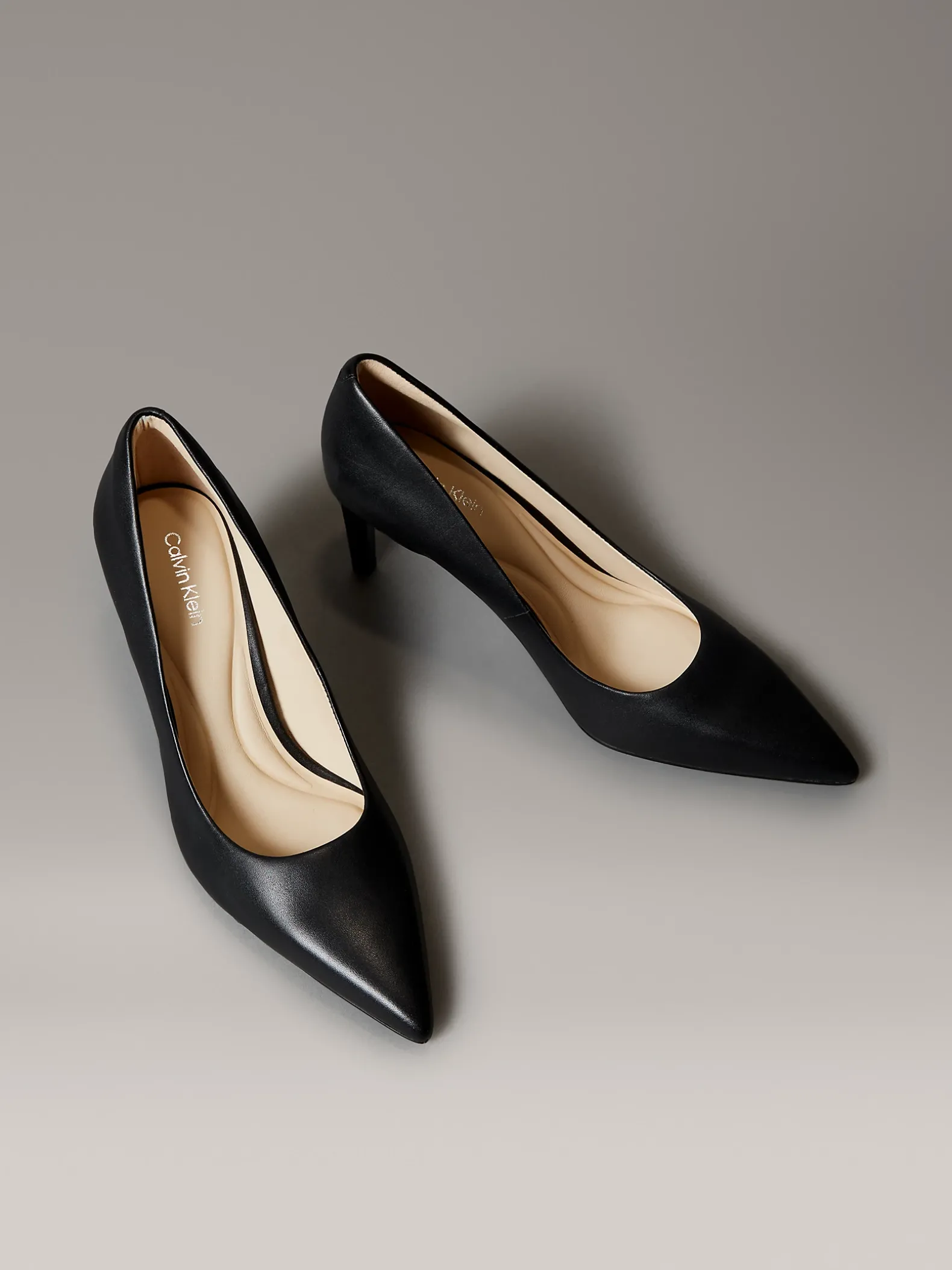 Leren stilettopumps