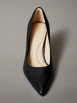 Leren stilettopumps