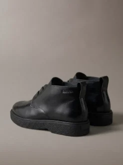 Leren veterschoenen met Airfit®-demping