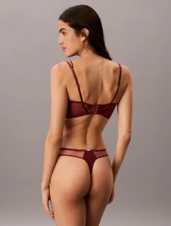 Lichte gevoerde balconette - CK Black Lace Floral