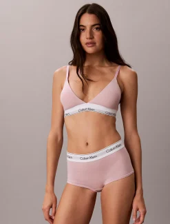 Licht gevoerde triangel bralette - Icon Cotton Modal