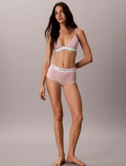 Licht gevoerde triangel bralette - Icon Cotton Modal