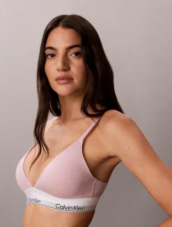Licht gevoerde triangel bralette - Icon Cotton Modal