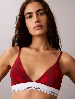 Licht gevoerde triangel bralette - Icon Cotton Modal