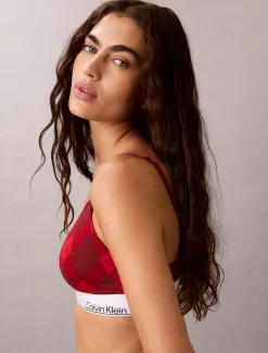 Licht gevoerde triangel bralette - Icon Cotton Modal