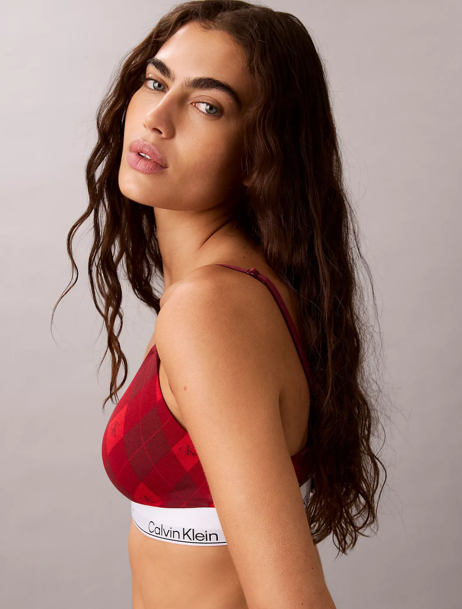 Licht gevoerde triangel bralette - Icon Cotton Modal
