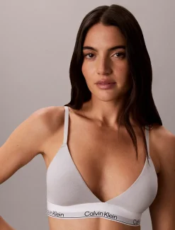 Licht gevoerde triangel bralette - Icon Cotton Modal