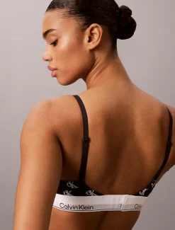 Licht gevoerde triangel bralette - Icon Cotton Modal