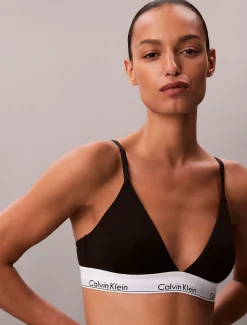 Licht gevoerde triangel bralette - Icon Cotton Modal