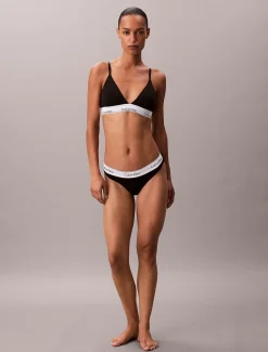 Licht gevoerde triangel bralette - Icon Cotton Modal