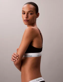 Licht gevoerde triangel bralette - Icon Cotton Modal