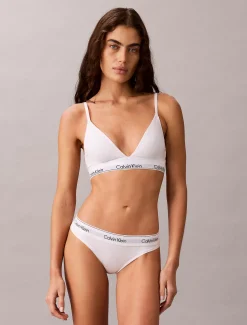 Licht gevoerde triangel bralette - Icon Cotton Modal