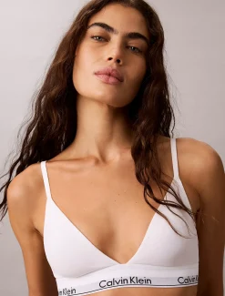 Licht gevoerde triangel bralette - Icon Cotton Modal