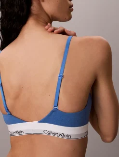 Licht gevoerde triangel bralette - Icon Cotton Modal