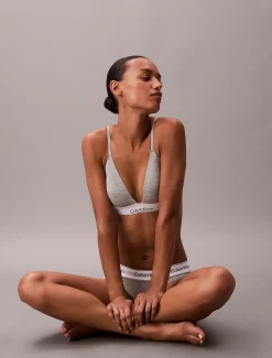 Licht gevoerde triangel bralette - Icon Cotton Modal